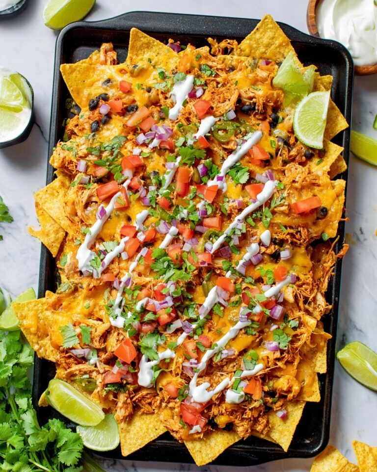 BBQ Shredded Chicken Nachos Recipe