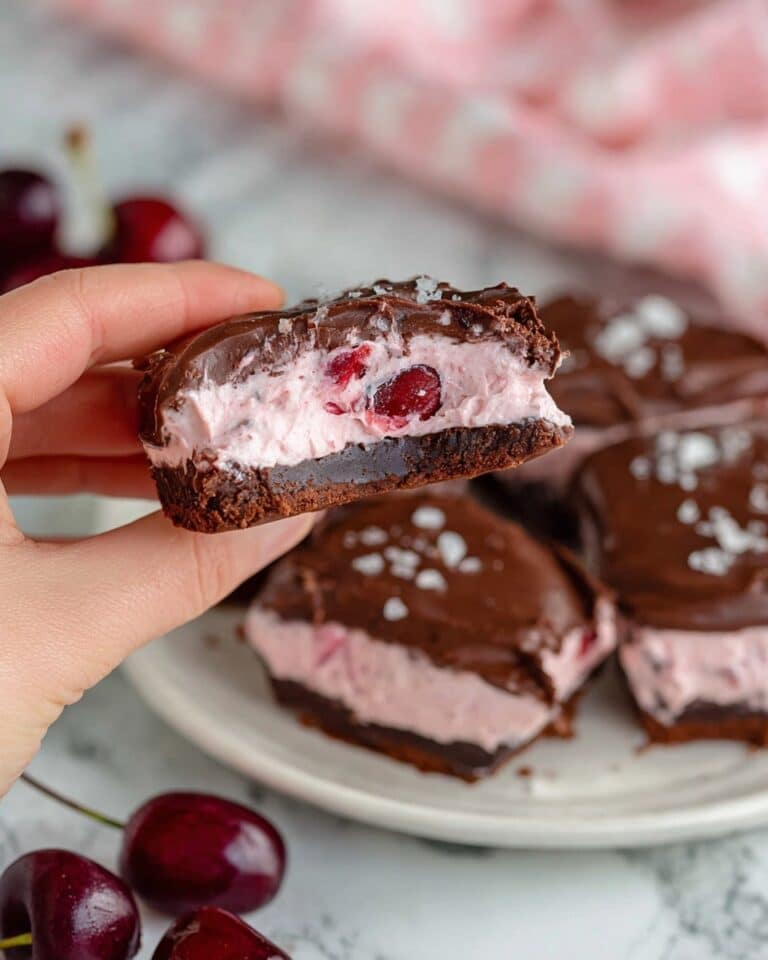 Frozen Chocolate Covered Cherry Yogurt Bites Recipe
