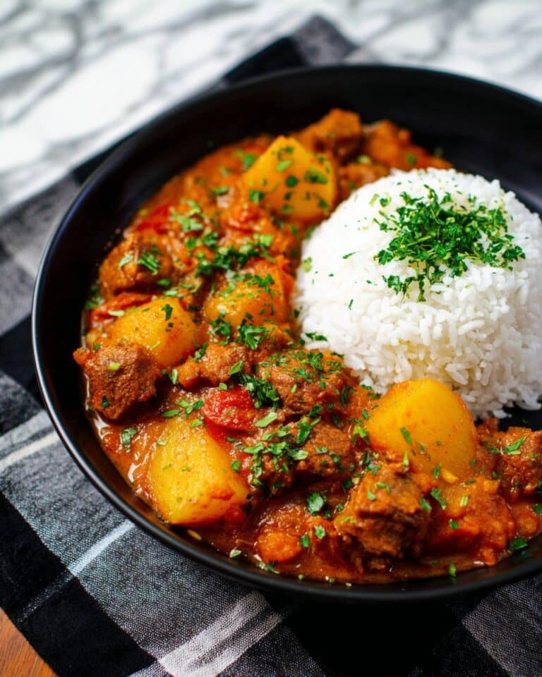 South African Durban Curry with Lamb and Potatoes Recipe