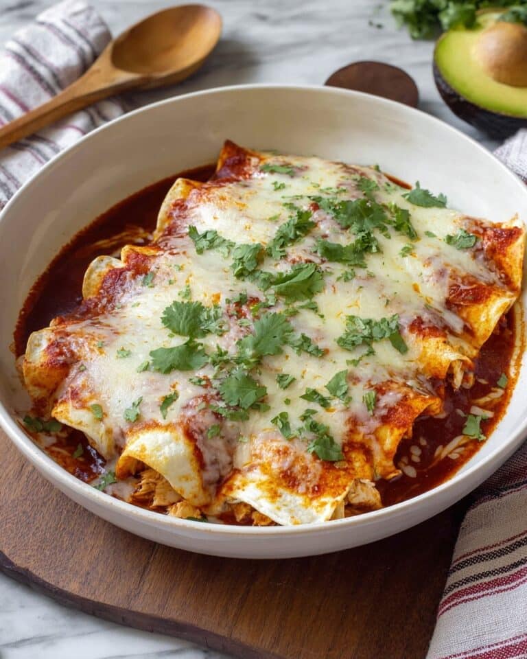 Hatch Green Chile Chicken Enchiladas Recipe