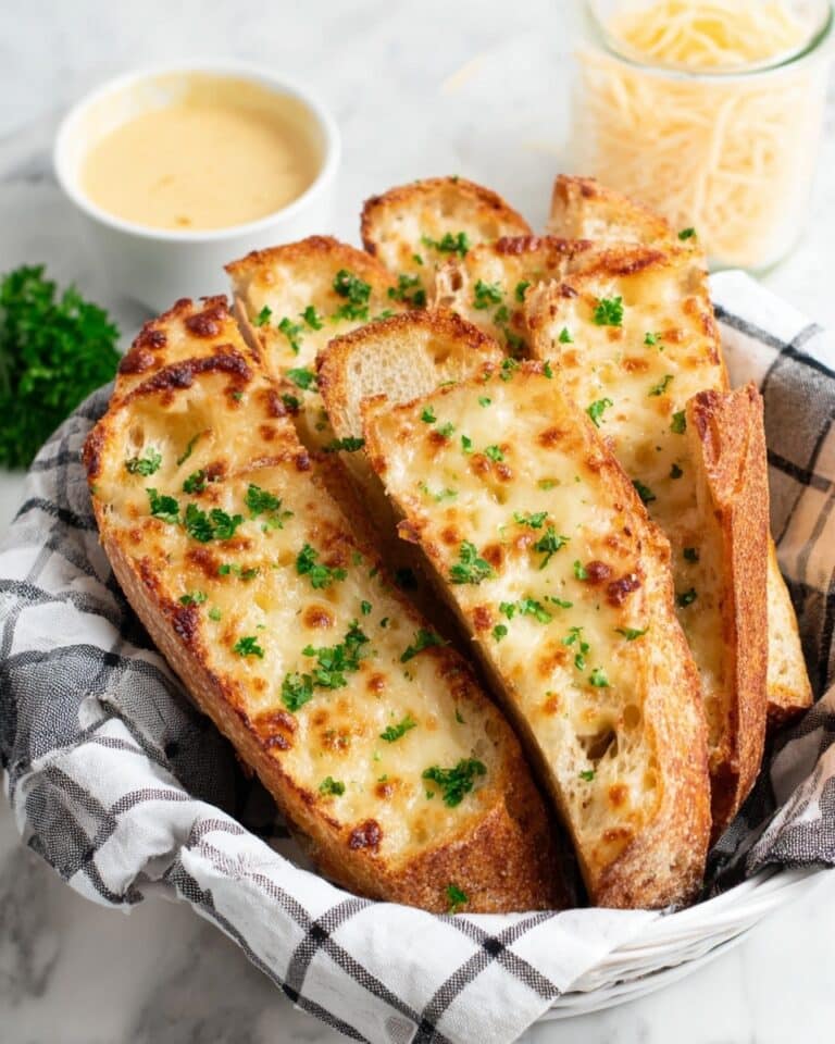 Three Cheese Garlic Bread Recipe