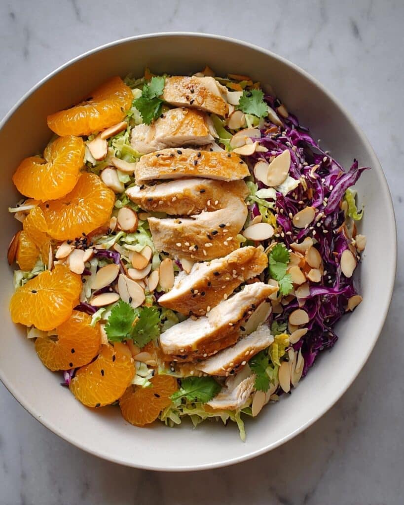 Chinese Chicken Salad with Crispy Cracklin’ Chicken and Mandarin Oranges Recipe