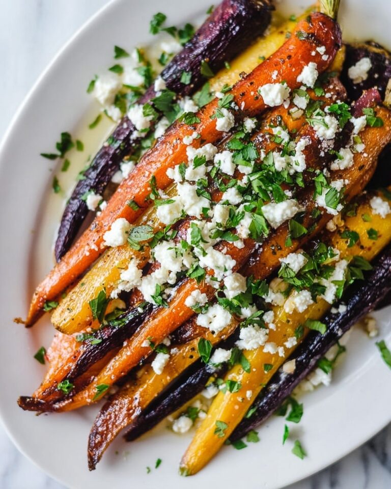 Pomegranate Roasted Carrots with Feta and Brown Butter Recipe