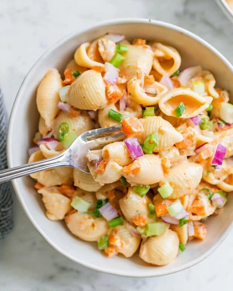 Buffalo Chicken Pasta Salad Recipe