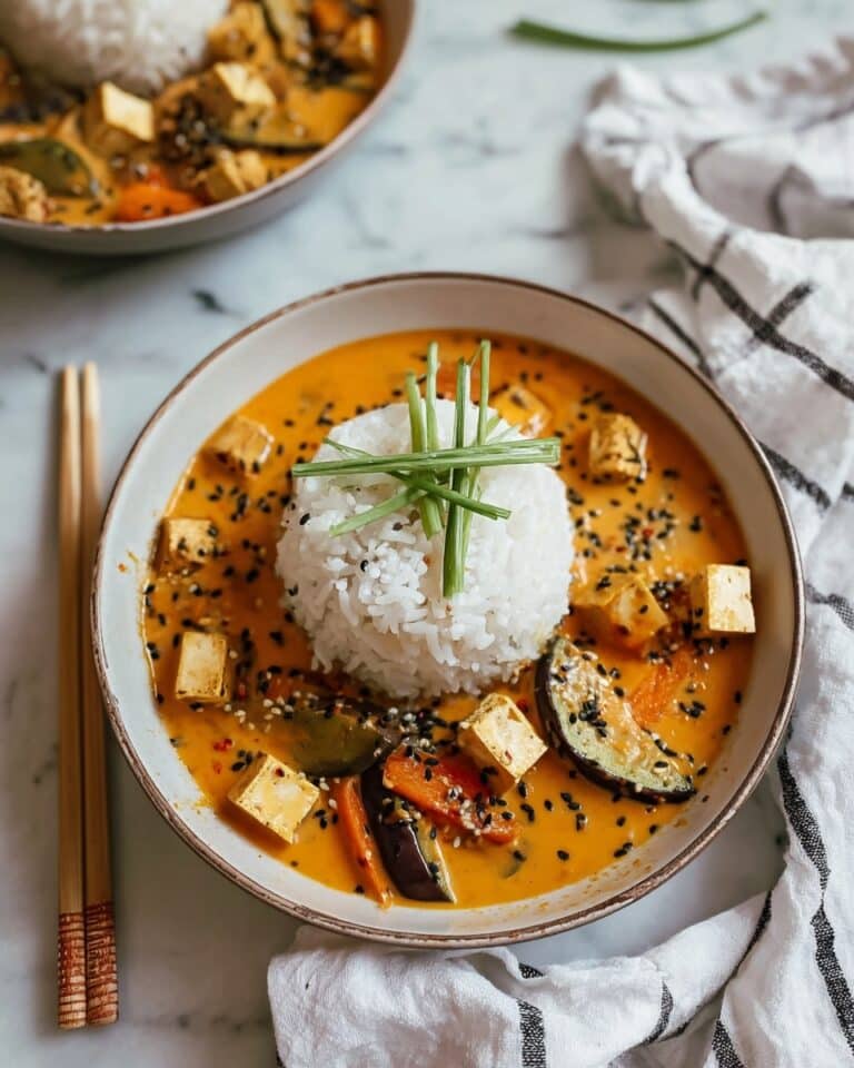 Roasted Eggplant and Tofu Curry Recipe
