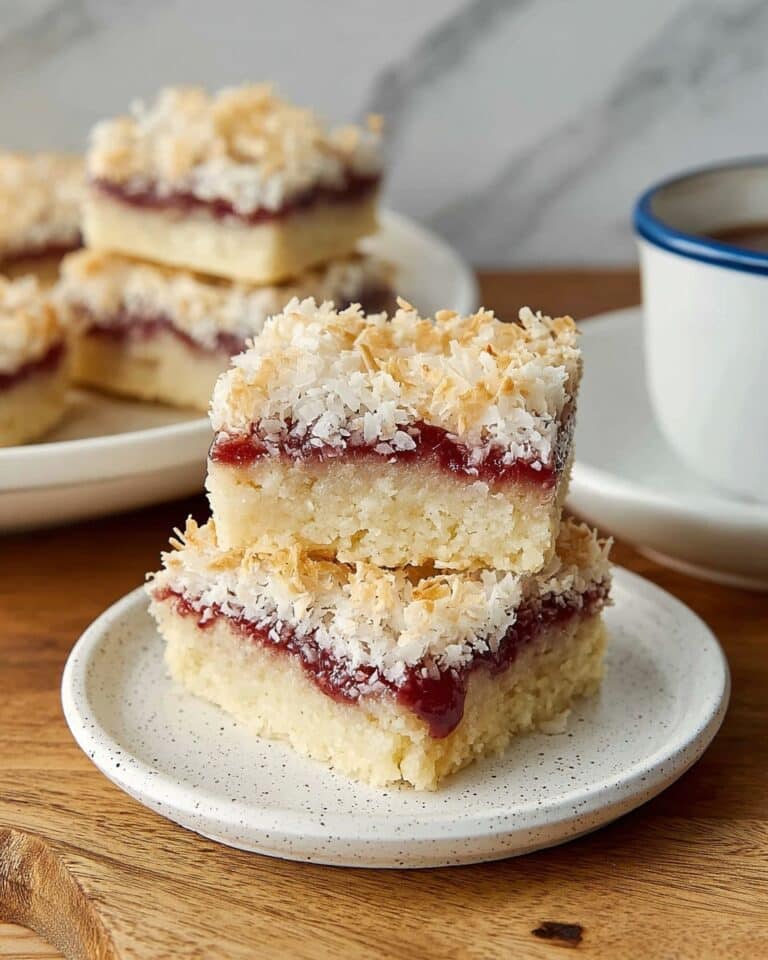 Raspberry Coconut Slice Recipe