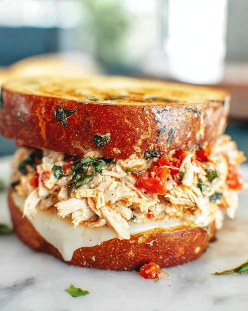 Italian Crockpot Chicken Sandwiches Recipe