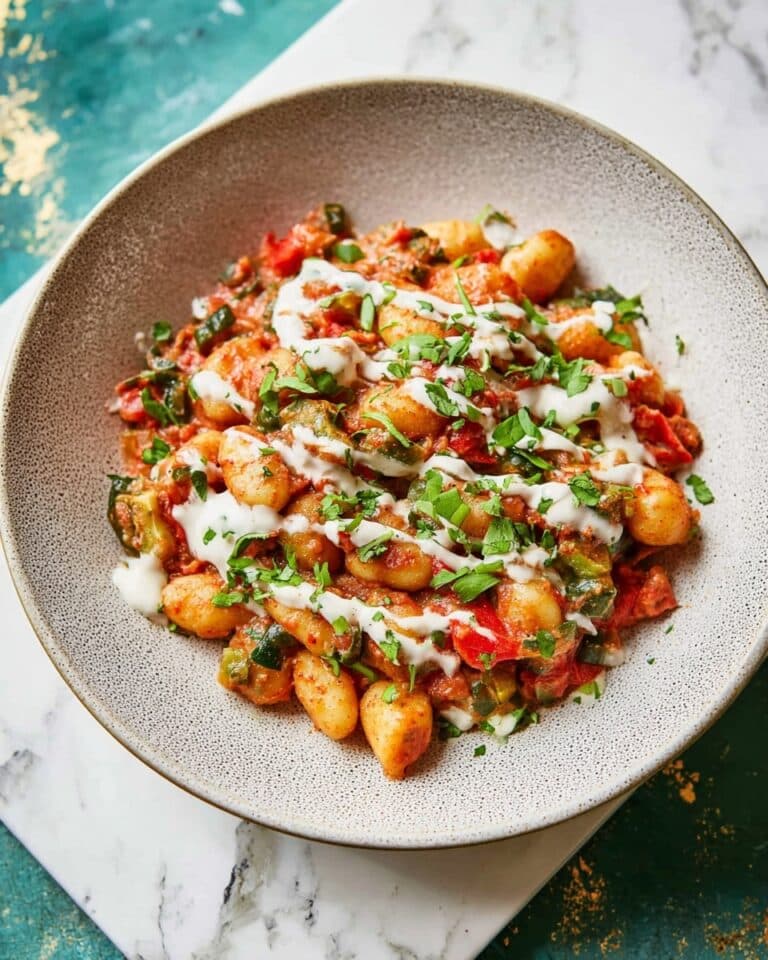 Vegan Gnocchi Vegetable Bake with White Beans Recipe