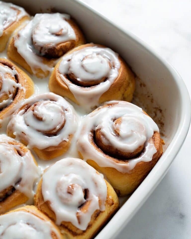 Homemade Cinnamon Rolls with Cream Cheese Icing Recipe