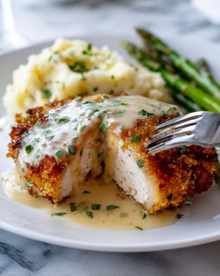 Chicken Fried Lion’s Mane Mushroom Steaks with Peppery Cream Gravy Recipe