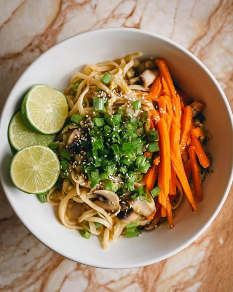 Vegetables Stir-fried Noodles with Soy Sauce Recipe
