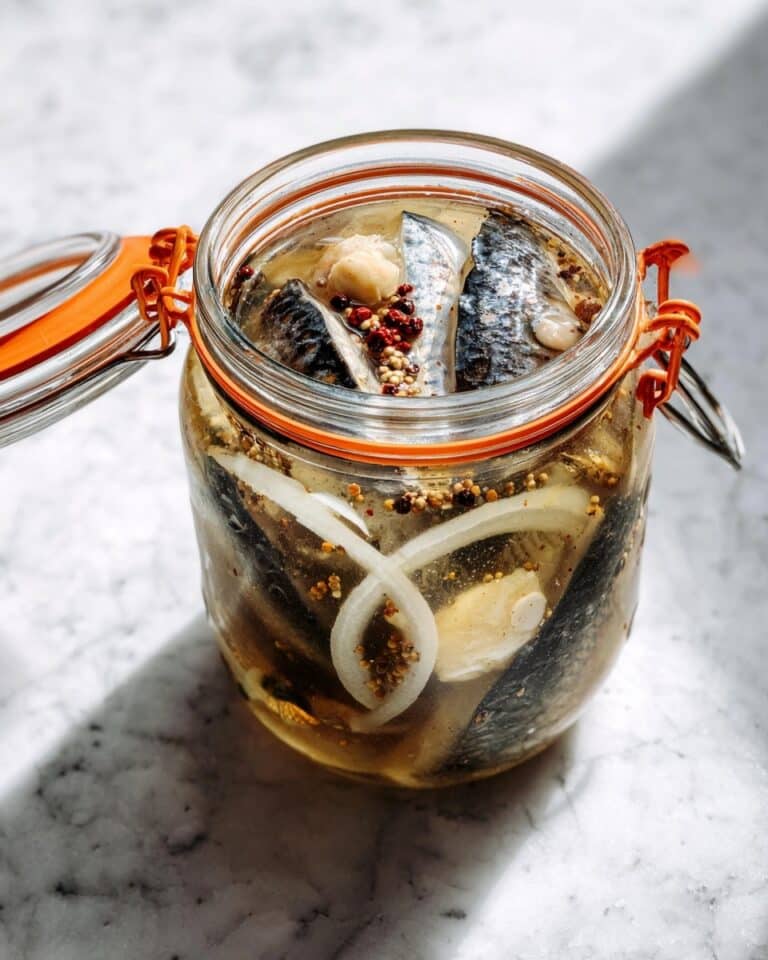 Sweet and Sour Herring Rollmops Recipe