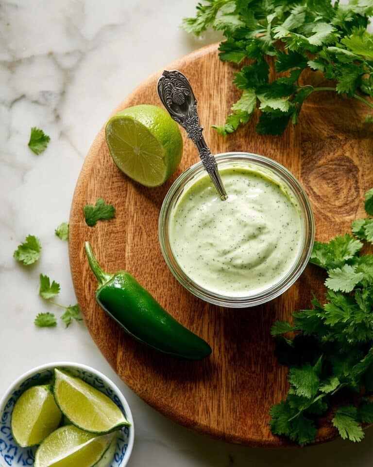 Cilantro Lime Sauce Recipe