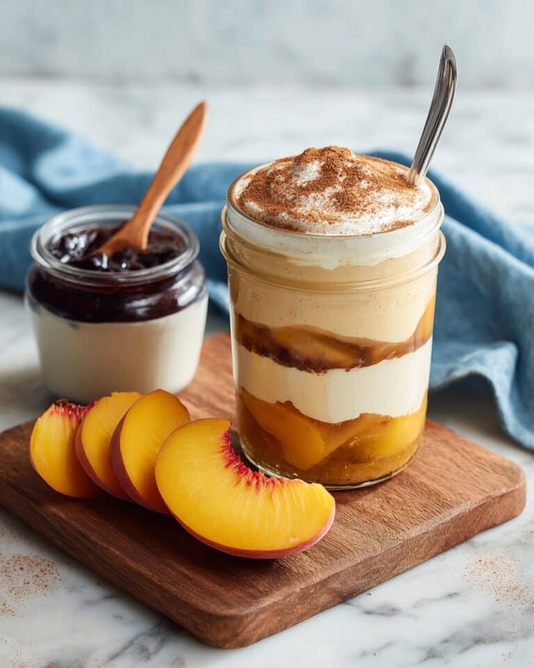 Peach Crumble Latte Recipe
