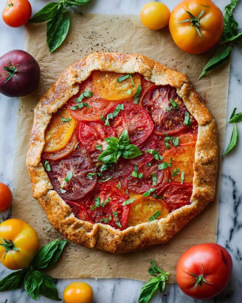 Tomato Crostata with Ricotta Recipe