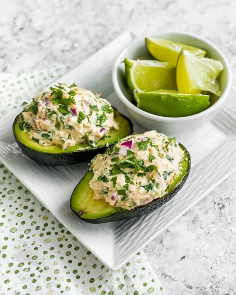 Tuna Stuffed Avocado Recipe