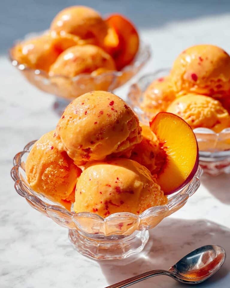 Peach Sorbet Recipe