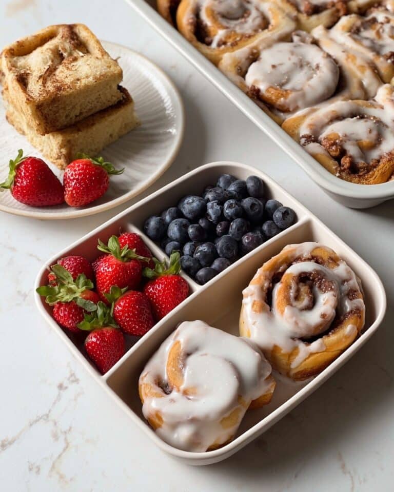 Cinnamon Roll Sheet Pan Pancakes Recipe