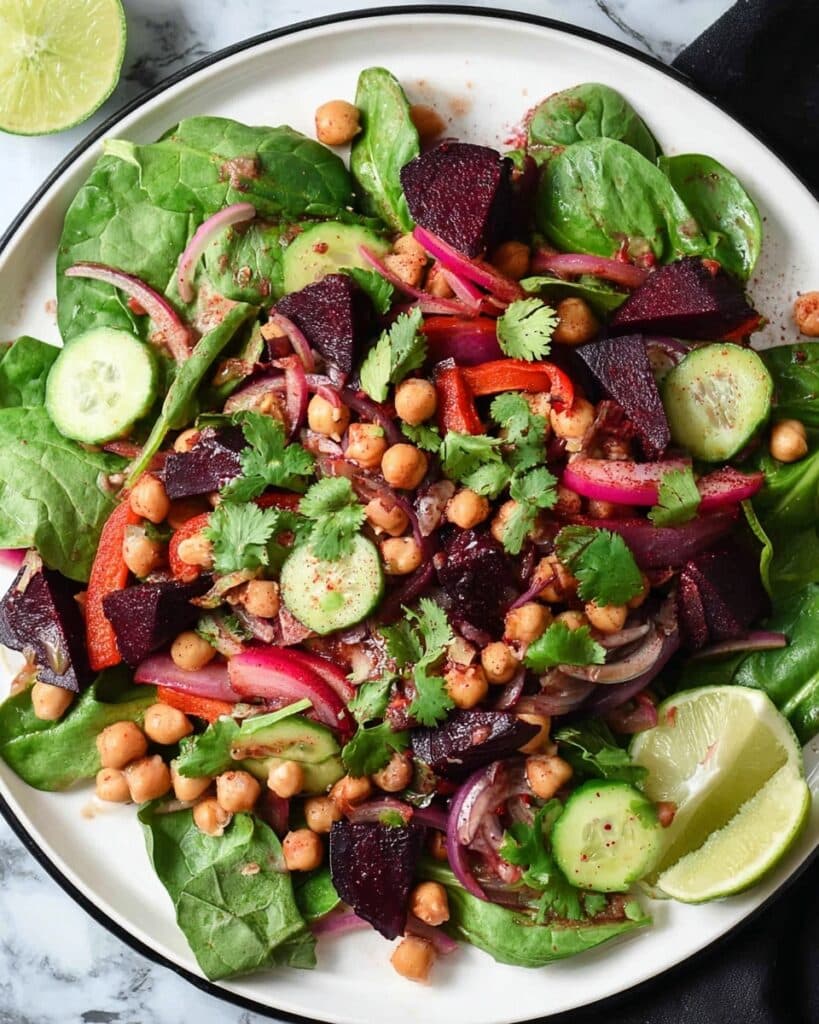 Roasted Beet and Chickpea Salad Recipe