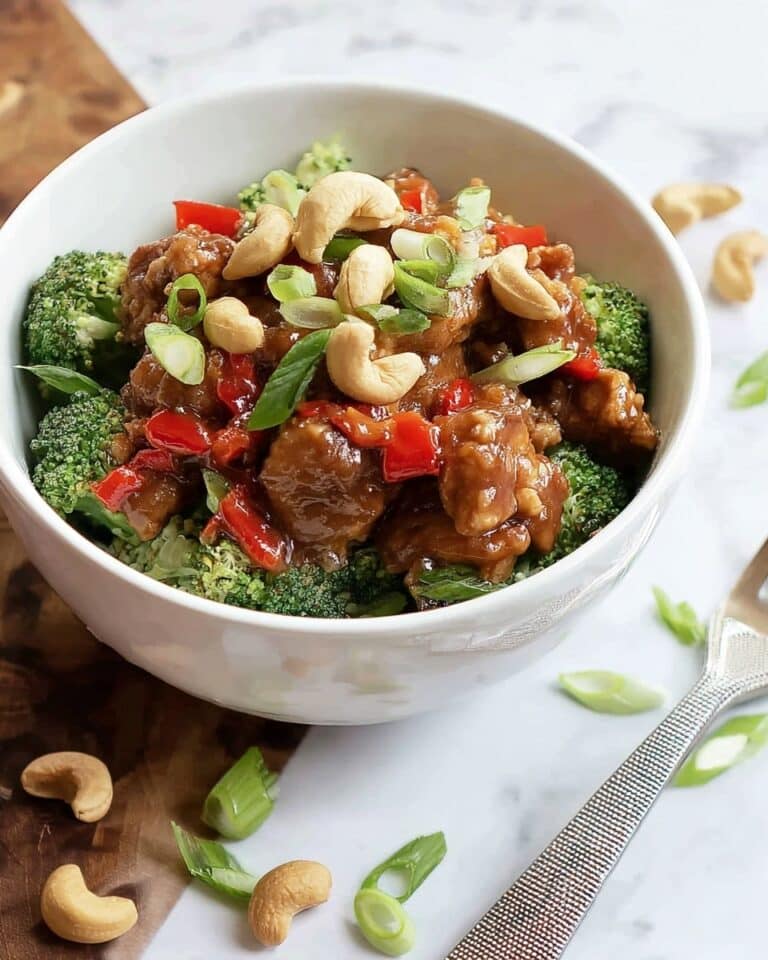 Crockpot Cashew Chicken (Keto Low Carb) Recipe