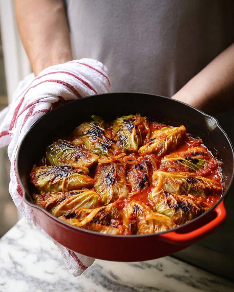 Romanian Stuffed Leek Sarma Recipe