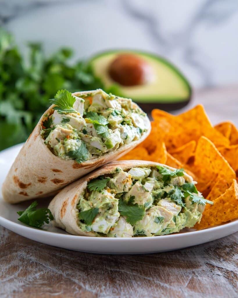 Healthy Avocado Chicken Salad Recipe