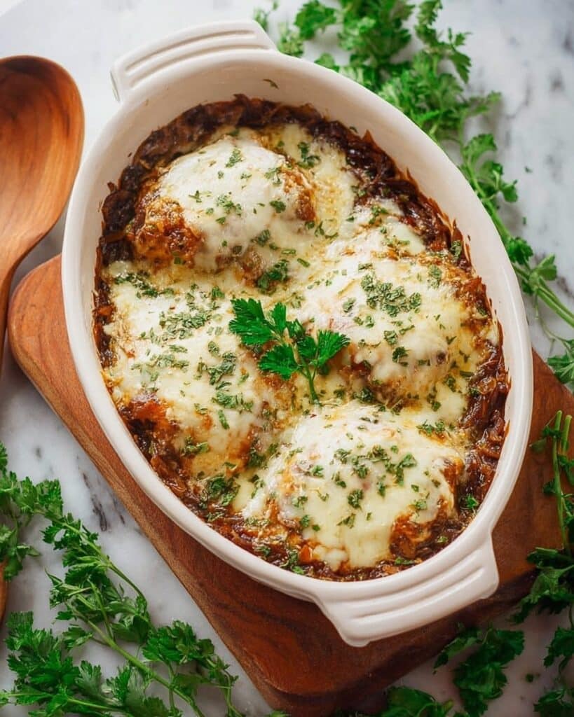 Instant Pot French Onion Chicken and Rice Recipe