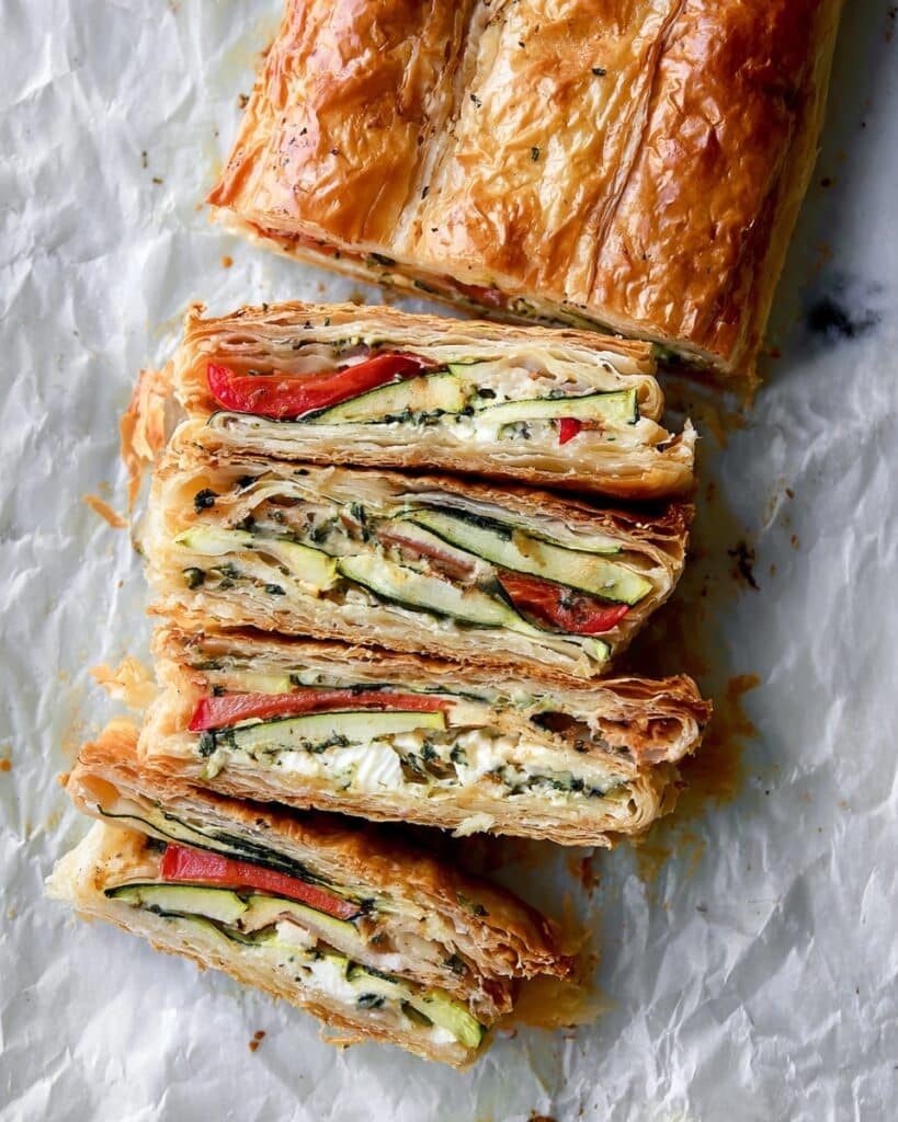 Italian Vegetable Strudel Recipe