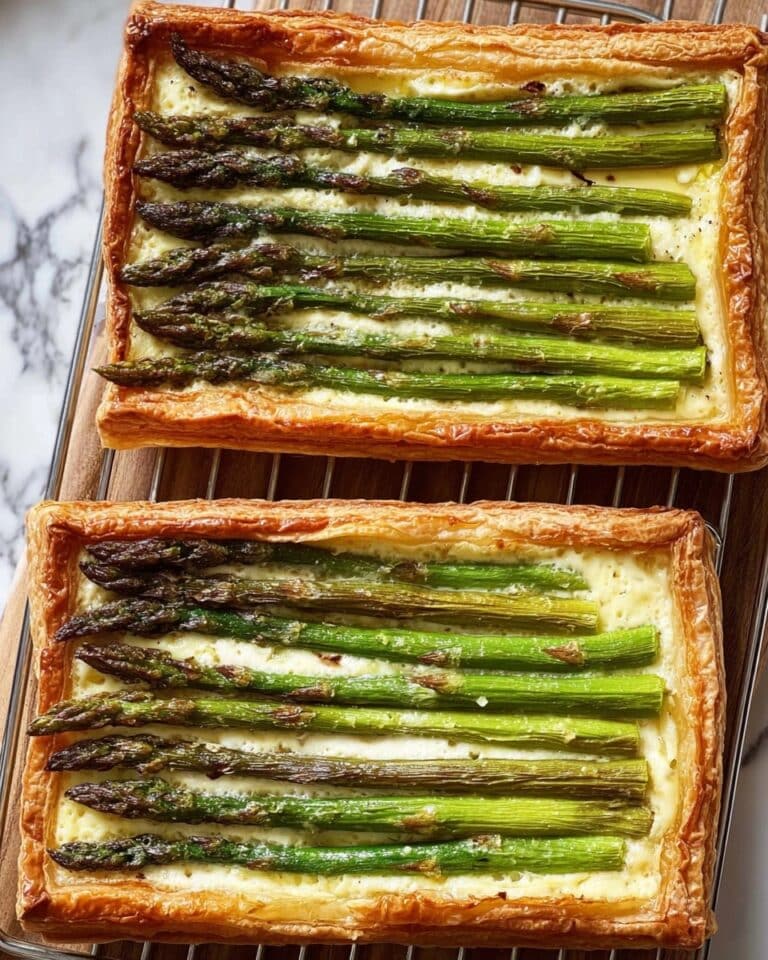 Easy Puff Pastry Tart with Asparagus, Parmesan, and Lemon Recipe