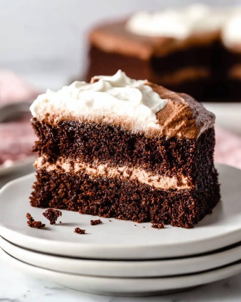 Easy Mississippi Mud Cake with Cake Mix Recipe