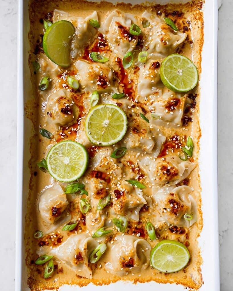 Baked Coconut Curry Dumplings Recipe
