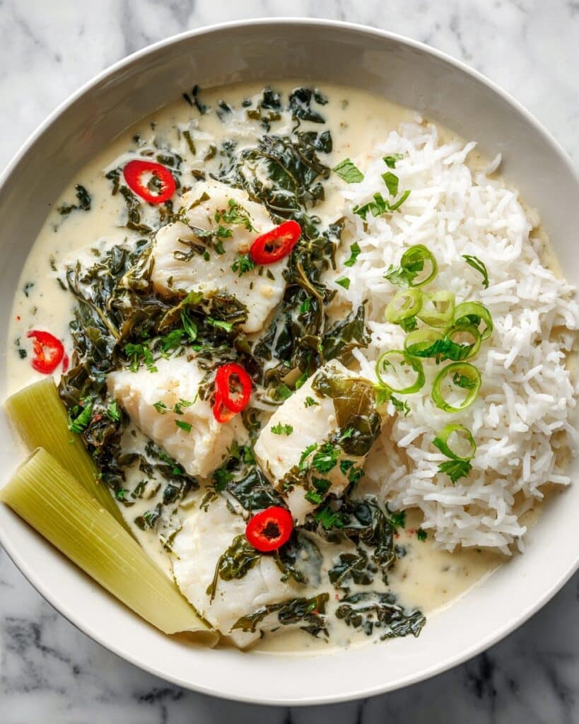 Fish in Coconut Milk with Lemongrass Recipe