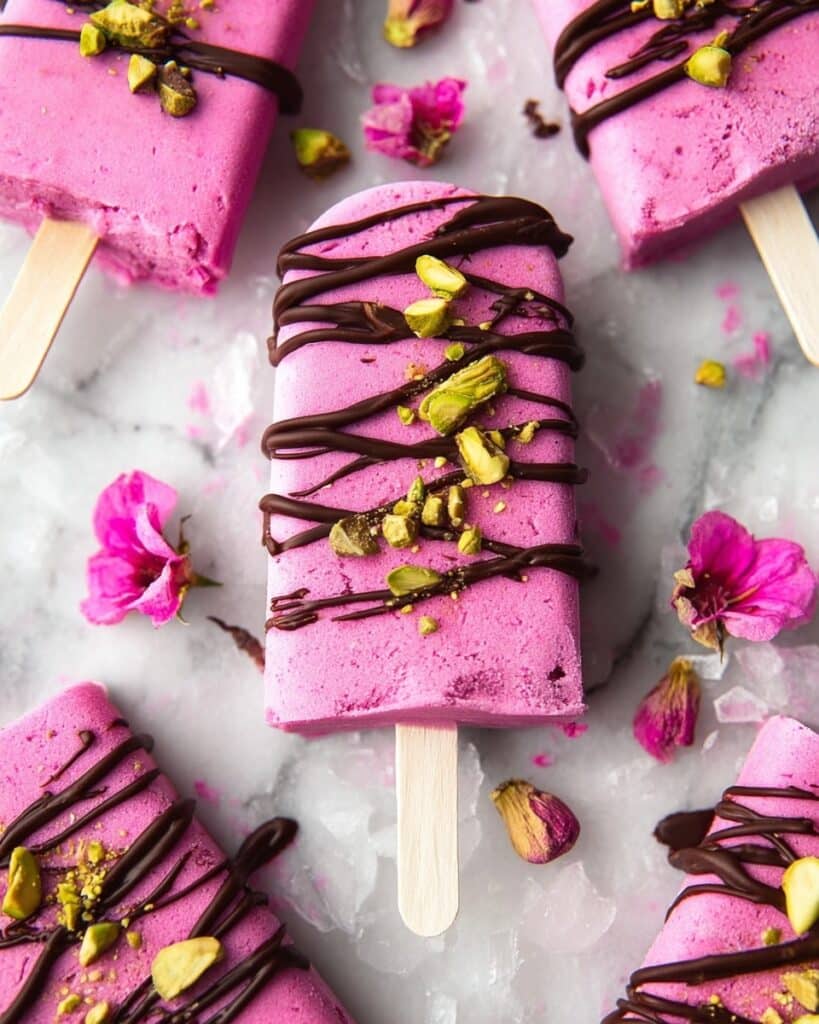 Cottage Cheese Dragonfruit Protein Popsicles Recipe