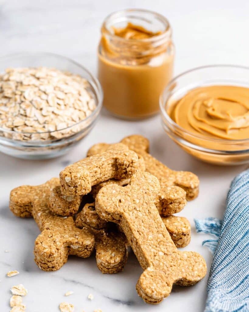 Peanut Butter and Pumpkin Dog Cookies Recipe
